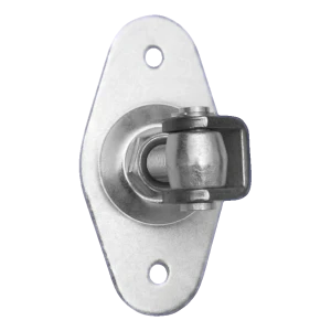 Állítható kapupánt ovális pajzzsal M20 160×85 mm – galvanizált acél