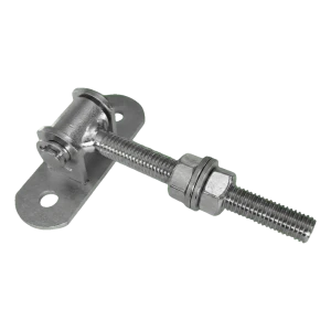 Állítható M12 acél zsanér L-115 mm 90×30 mm alappal kapukhoz és kiskapukhoz