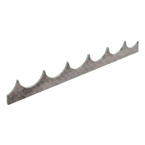 Kerítés betörésgátló acél léc H33 mm – hossz 2000 mm