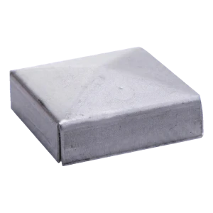 Postal – acél borítéktetős sapka 60×60 mm kerítésoszlopra
