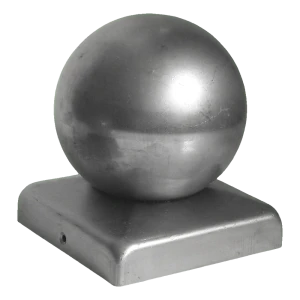 Horganyzott acél tetőszerkezet kerítésoszlopra 120×120 mm golyóval fi 120
