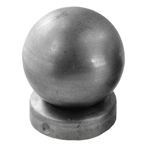 Acél kerítés tetőfedő Φ48 mm oszlopra díszgömbös Φ60 mm 001-591 (1)
