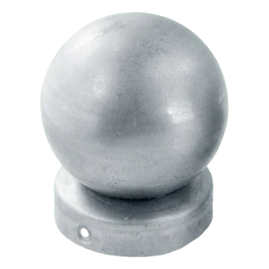 Kerítés fedlap kerek 80 mm golyóval 80 mm - horganyzott acél