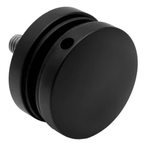 Pontszerű üvegtartó 8-17,52 mm fi 50/8/M10x50 AISI 304 sík rendszer fekete