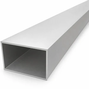 Alumínium téglalap cső 50×80×2 mm – zárt profil EN AW-6060, L=2000 mm