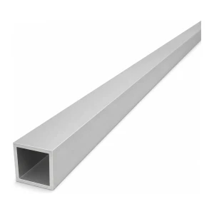 Alumínium négyzetes cső 25×25×2 mm – zárt profil L=2000 mm EN AW-6060