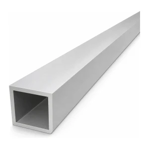 Négyzetes alumínium cső 40×40×4 mm EN AW-6060 – hossz 2000 mm