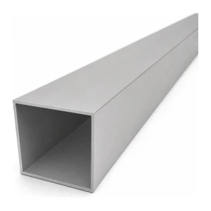 Négyzetes alumínium cső 60×60×2 mm – zárt profil PA38 H=2000 mm