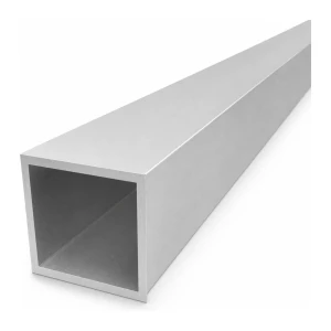 Négyszögletes alumínium cső 60×60×4 mm zárt profil H=2000 mm