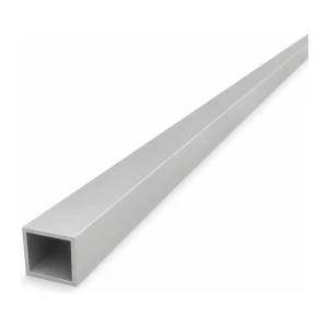 Alumínium négyszögletes cső 20×20×1,5 mm EN AW-6060 – hossz 2000 mm