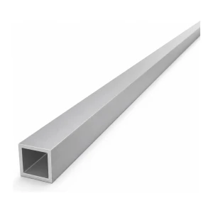 Négyzetes alumínium cső 20×20×2 mm – zárt profil L=2000 mm