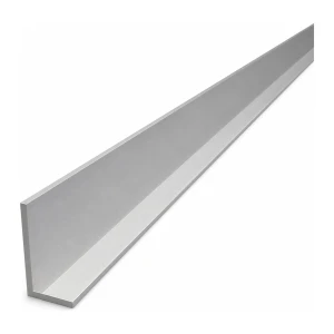 Alumínium egyenlőtlen szárú szögprofil 40×20×2,6 mm – L profil, hossz 2000 mm