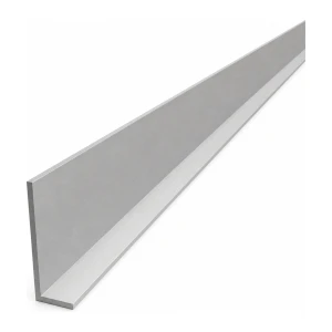 Egyenlőtlen szárú alumínium szögacél 50×20×2 mm – L profil, hossz 2000 mm