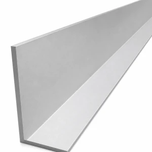 Egyenlőtlen szárú alumínium szögacél 100×50×5 mm – L profil, hossz 2000 mm