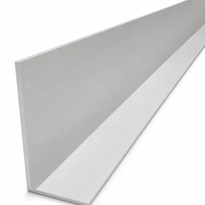 Egyenlőtlen szárú alumínium szögvas 100×50×3 mm – L profil, hossz 2000 mm
