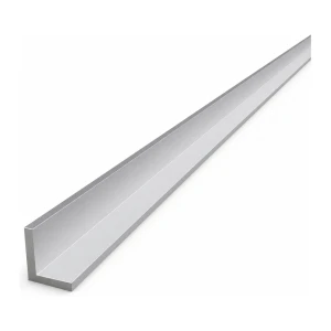 Alumínium egyenlő szárú szögacél 20×20×3 mm – L profil, hossz 2000 mm