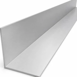 Alumínium egyenlő szárú szögvas 80×80×3 mm EN AW-6060 H=2000 mm