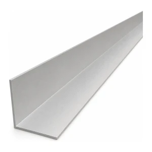 Egyenlő szárú alumínium szögvas 50×50×2 mm – L profil, hossz 2000 mm