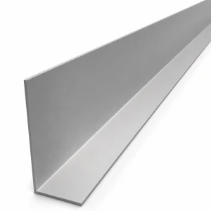 Alumínium egyenlőtlen szárú szögvas 80×40×2 mm – L profil, hossz 2000 mm
