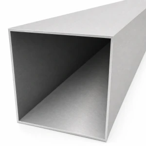 Alumínium négyzetes cső 100×100×2 mm – zárt profil H=2000 mm