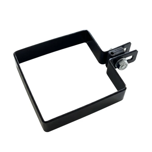 Végső kerítésoszlop bilincs 100x100 mm fekete 000-782 (1)