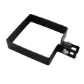 Végső kerítésoszlop bilincs 100x100 mm fekete 000-782 (2)
