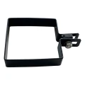 Végső kerítésoszlop bilincs 100x100 mm fekete 000-782 (3)