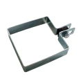 Végső bilincs kerítéspanelekhez 100x100 mm horganyzott 000-781 (1)