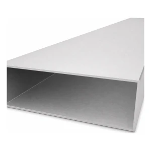 Alumínium téglalap cső 50×150×2 mm – zárt profil H=2000 mm