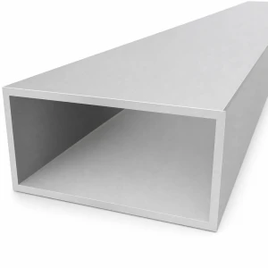 Alumínium téglalap cső 60×120×4 mm – zárt profil L=2000 mm