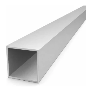 Négyzetes alumínium cső 45×45×2 mm EN AW-6060 – hossz 2000 mm