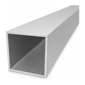 Alumínium négyzetes cső 90×90×4 mm – zárt profil EN AW-6060, L=2000 mm