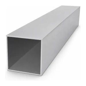 Négyzetes alumínium cső 150×150×4 mm – zárt profil L=2000 mm