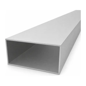 Téglalap keresztmetszetű alumínium cső 50×100×2 mm – zárt profil EN AW-6060 H=2000 mm