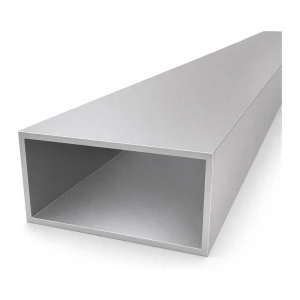 Alumínium téglalap cső 50×100×3 mm – zárt profil H=2000 mm