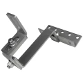 Tetőhorog Vario 145mm (4-5-5-5) Háromszoros állítással Rozsdamentes acél H17/1.4016 PV-08-35