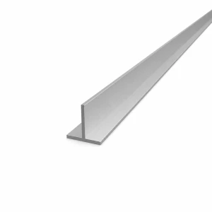 Alumínium T-profil 25×25×2 mm – T szelvény EN AW-6060, L=2000 mm