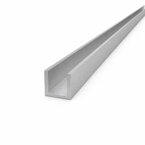 Alumínium U-profil 25×25×3 mm – C/U profil EN AW-6060 H=2000 mm