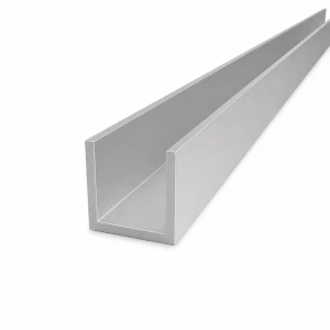 Alumínium U-profil 40×40×4 mm EN AW-6060 – C/U profil, hossz 2000 mm