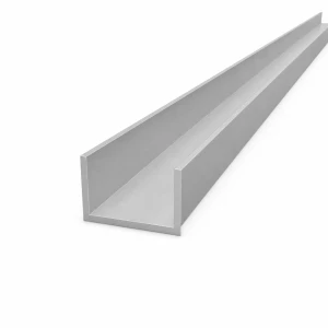 Alumínium U-profil 45×25×2,5 mm – C/U profil, hossz 2000 mm