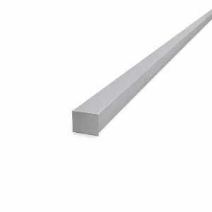 Tömör négyzetes alumínium rúd 15×15 mm EN AW-6060 – hossz 2000 mm