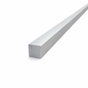 Teli négyzet keresztmetszetű alumínium rúd 20×20 mm EN AW-6060 – hossz 2000 mm