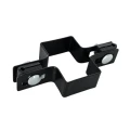 Közbenső kerítéspanel bilincs 60x40 fekete GPV-700-02 (1)
