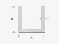 Alumínium C/U profil 21×20×1,4 mm – C/U szelvény, 2000 mm hosszú 001-884 (2)