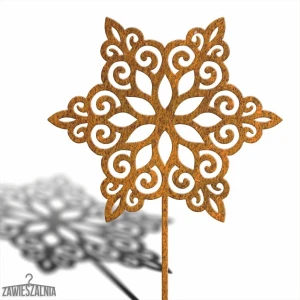 Biżuteria Ogrodowa – kerti dekoráció Hópihe XXL 93 cm corten acél