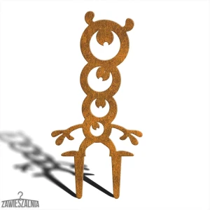 Zawieszalnia kerti dísz Szörnyű Szörnyeteg Rebis L – Corten dekoráció 20×41 cm