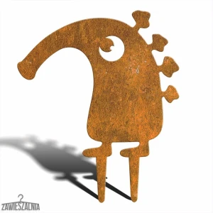 Kerti dísz – Szörnyecske Lutin M 33×39 cm, corten acél