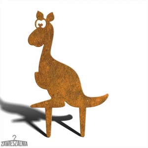 Pupil Ogrodowy – kerti dekoráció Kenguru Oskar M 39 cm, Corten acél