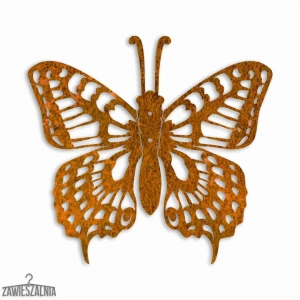Zawieszalnia – 3D fali dekoráció Kardos lepke M 31×29 cm corten acél