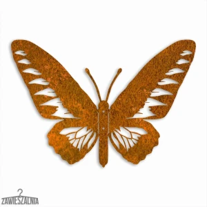 Zawieszalnia – 3D fali dekoráció Райский Pillangó L 44×30 cm Corten acél